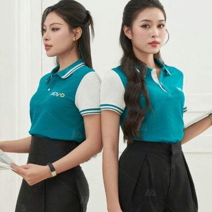Mẫu đồng phục BIDV màu xanh lý - 1