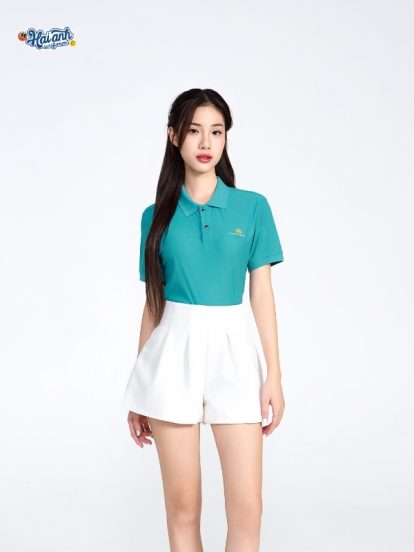 Mẫu áo thun Vietnam Airlines màu xanh lý