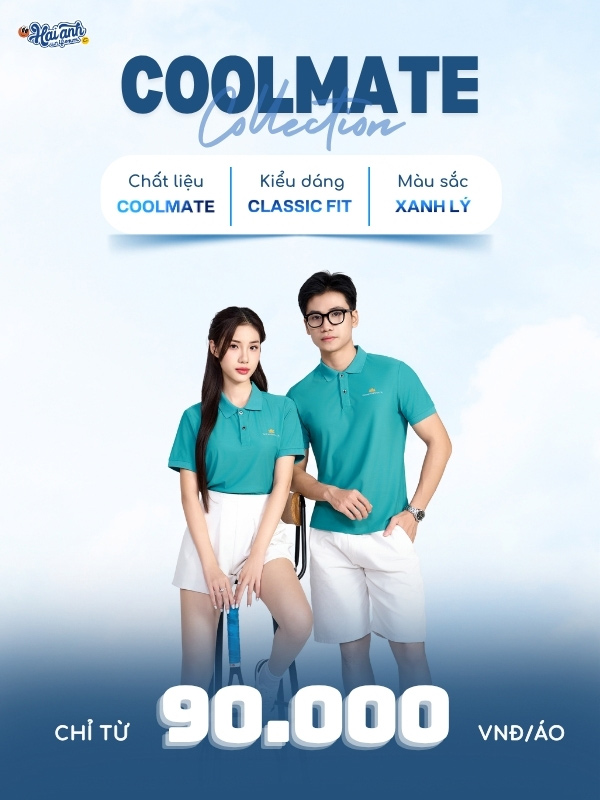 Mẫu áo thun Vietnam Airlines đồng phục màu xanh lý