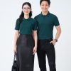 Mẫu áo polo màu xanh ve chai