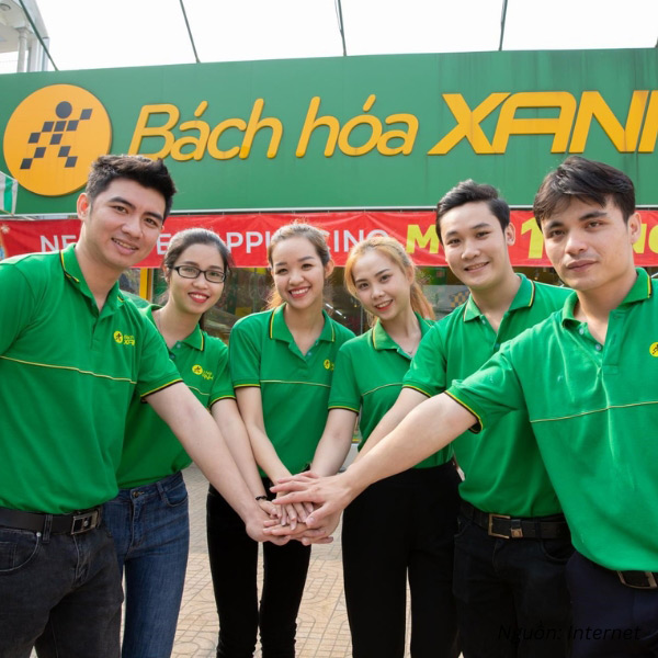 Mẫu đồng phục polo Bách Hóa Xanh hiện đại, thanh lịch