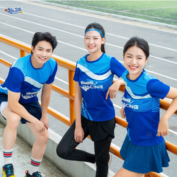 Thiết kế áo thun đồng phục Vinamilk tại Hải Anh Uniform