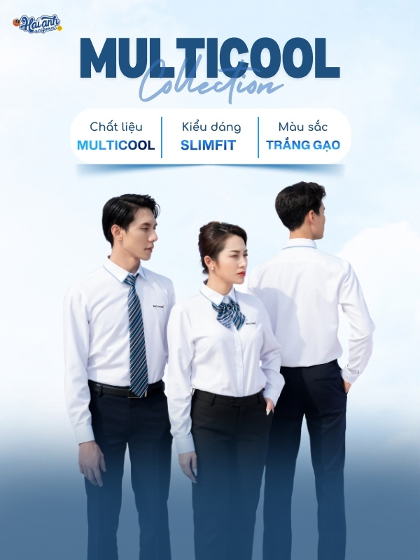 Mẫu áo sơ mi dài tay Bắc Á Bank đồng phục