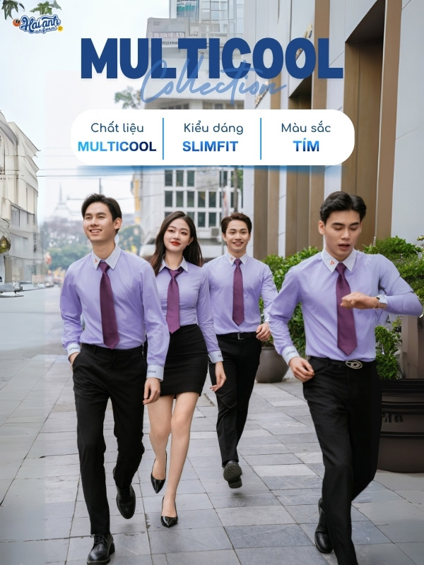 Mẫu áo sơ mi đồng phục ngân hàng Tpbank kiểu tay dài