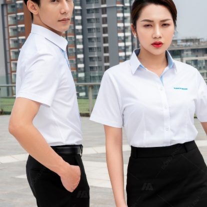 Mẫu đồng phục Nam Á Bank sơ mi ngắn tay - 2