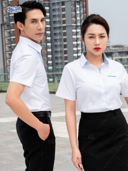 Mẫu đồng phục Nam Á Bank sơ mi ngắn tay - 2