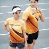 Mẫu áo thun đồng phục màu vàng Run 4 Change