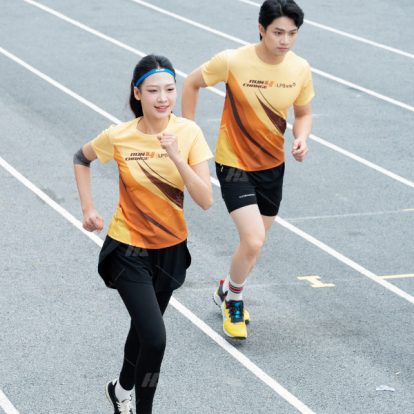 Mẫu áo thun đồng phục màu vàng Run 4 Change - 2