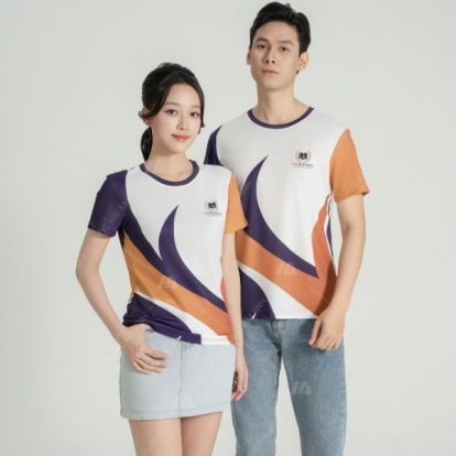 Mẫu áo đồng phục Vinschool cổ tròn