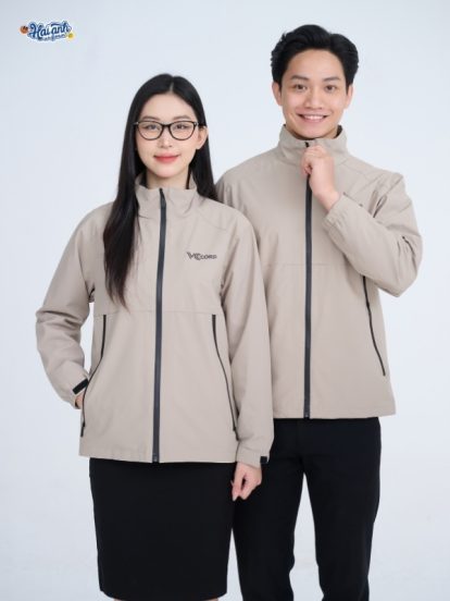 Áo Khoác Đồng Phục Công Ty Màu Be VCCorp