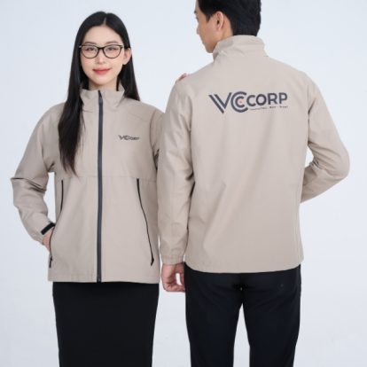 Áo Khoác Đồng Phục Công Ty Màu Be VCCorp-2
