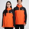 Mẫu Áo Khoác Đồng Phục Công Ty Màu Cam Phối Đen- 1