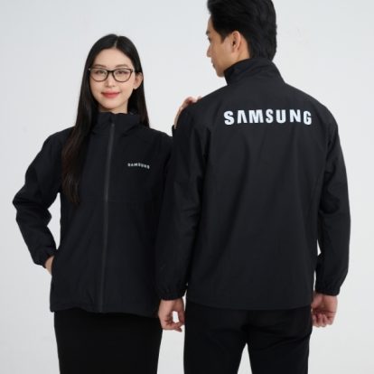 Mẫu Áo Khoác Đồng Phục Công Ty Màu Đen Samsung-2