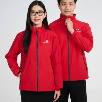 Mẫu Áo Khoác Đồng Phục Màu Đỏ Techcombank - 2