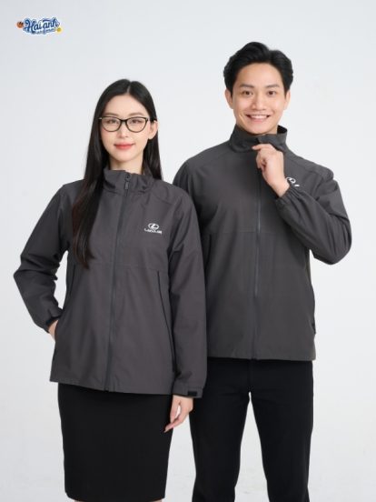 Mẫu Áo Khoác Đồng Phục Công Ty Màu Ghi Đậm Lexus - 2