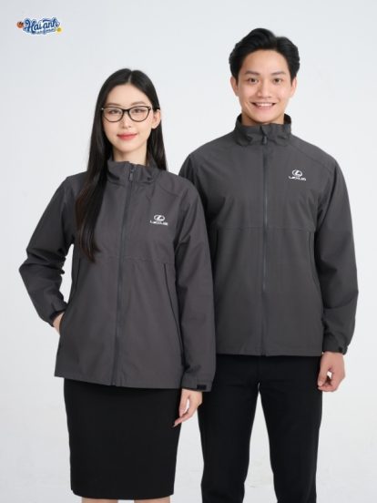 Mẫu Áo Khoác Đồng Phục Công Ty Màu Ghi Đậm Lexus - 1