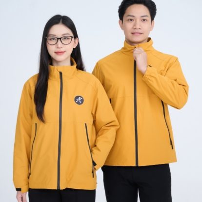Mẫu Áo Khoác Đồng Phục Công Ty Màu Vàng Cúc Thế Giới Di Động- 2