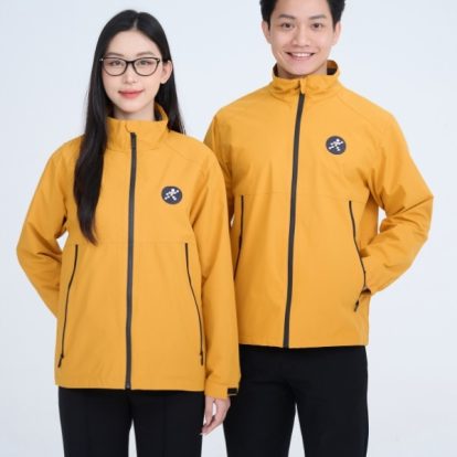 Mẫu Áo Khoác Đồng Phục Công Ty Màu Vàng Cúc Thế Giới Di Động