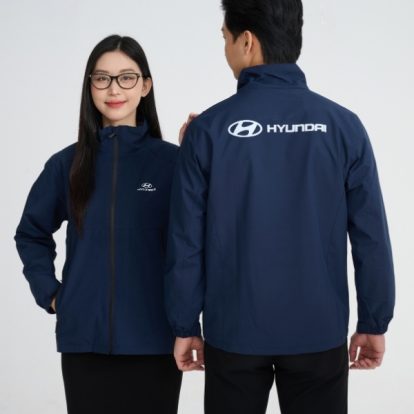 Mẫu Áo Khoác Đồng Phục Công Ty Màu Xanh Đen Hyundai - 2