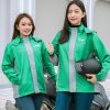 Mẫu Áo Khoác Đồng Phục Công Ty Màu Xanh Lá Grab -1