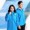 Mẫu Áo Khoác Đồng Phục Công Ty Màu Xanh VNPT