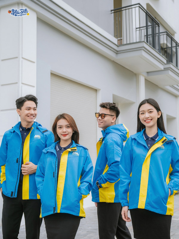Áo khoác đồng phục Nam Á Bank kiểu dáng basic hiện đại
