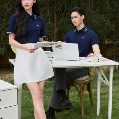 Mẫu Áo Polo Đồng Phục Công Ty Timeless Màu Xanh Đen