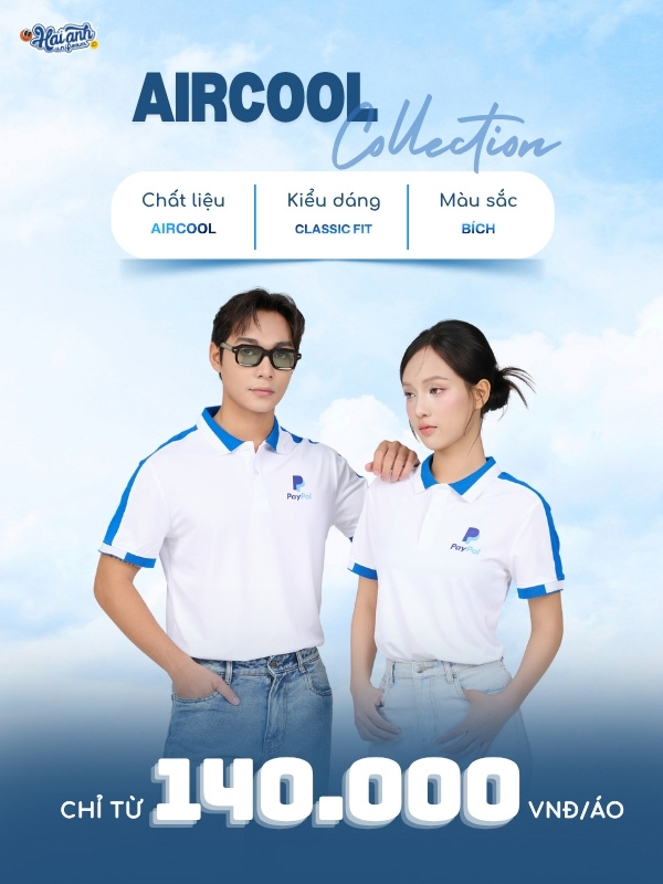 Áo polo Aircool form dáng Regular Fit thanh lịch, trẻ trung