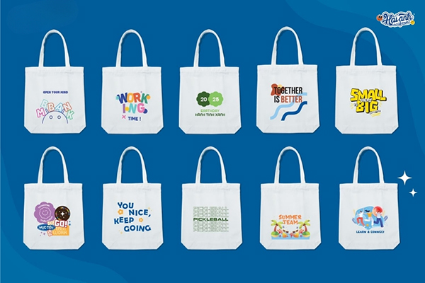 Túi tote là quà tặng ý nghĩa mà các doanh nghiệp thường lựa chọn sử dụng