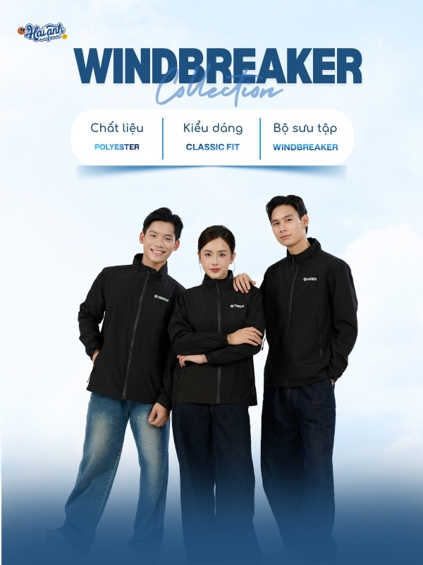 Áo khoác Windbreaker Yamaha cản gió hiệu quả, form dáng hiện đại