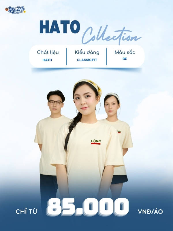 Thiết kế áo thun form suông dễ mặc, phù hợp nhiều hoạt động doanh nghiệp