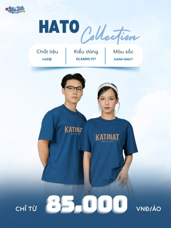 Áo thun FastUni xanh navy năng động, trẻ trung, chuẩn form