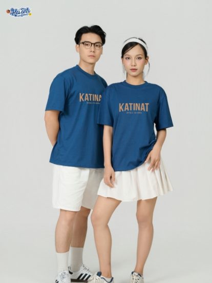 Mẫu Áo Thun Đồng Phục Công Ty FastUni Màu Xanh Navy -2