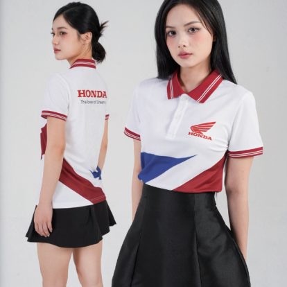 Mẫu Áo Polo Đồng Phục Công Ty Honda In Chuyển Nhiệt - 2