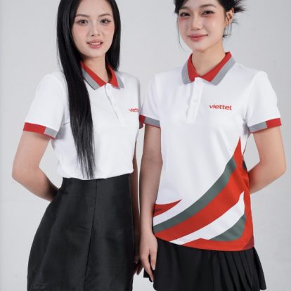 Mẫu Áo Polo Đồng Phục Công Ty Viettel In Chuyển Nhiệt - 2