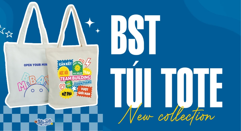 BST túi tote thiết kế tinh tế, mang đậm dấu ấn thương hiệu doanh nghiệp