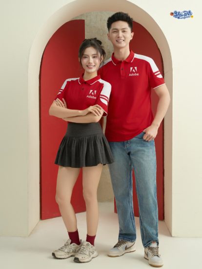 Bùng nổ diện mạo mới với mẫu áo polo đồng phục công ty Ecotton 02 màu đỏ. Vải Ecotton siêu mát, diện là mê, giá chỉ 170k tại Hải Anh Uniform. Xem ngay!