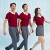 Mẫu Áo Polo Đồng Phục Công Ty Màu Đỏ Đô Rise Up - 1