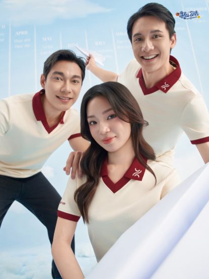 Mẫu Áo Polo Đồng Phục Công Ty Màu Kem Cheese Rise Up - 2