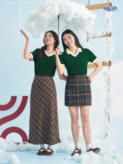 Mẫu Áo Polo Đồng Phục Công Ty Màu Xanh Iris Rise Up - 1