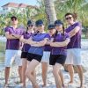 Mẫu Áo Thun Đồng Phục Team Building 02 Màu Tím TPBank - 1