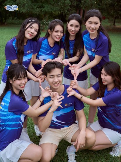 Mẫu Áo Thun Đồng Phục Team Building 02 Màu Xanh Dương Galaxy Pay - 1