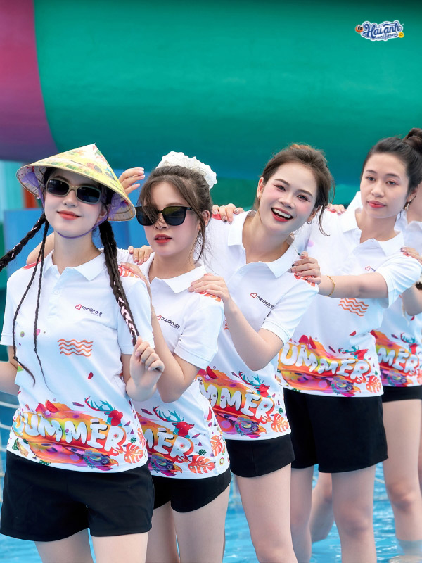 Mẫu đồng phục team building Summer 03 năng động, hiện đại