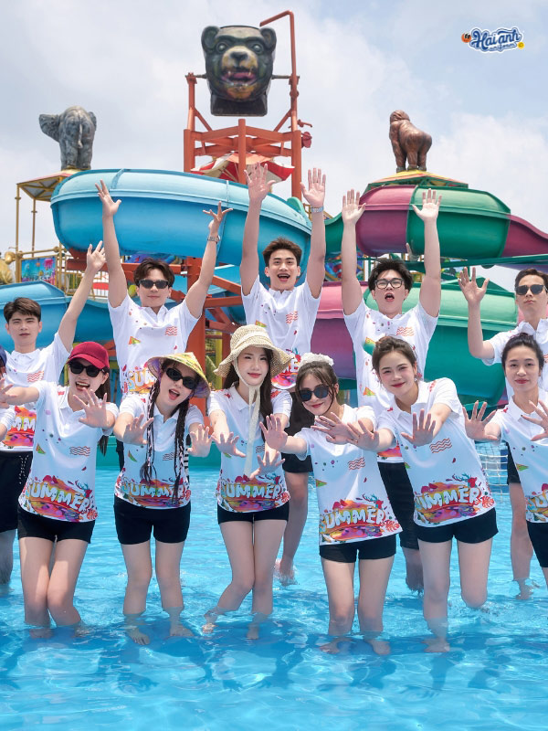 Mẫu đồng phục team building Summer 03 năng động, hiện đại