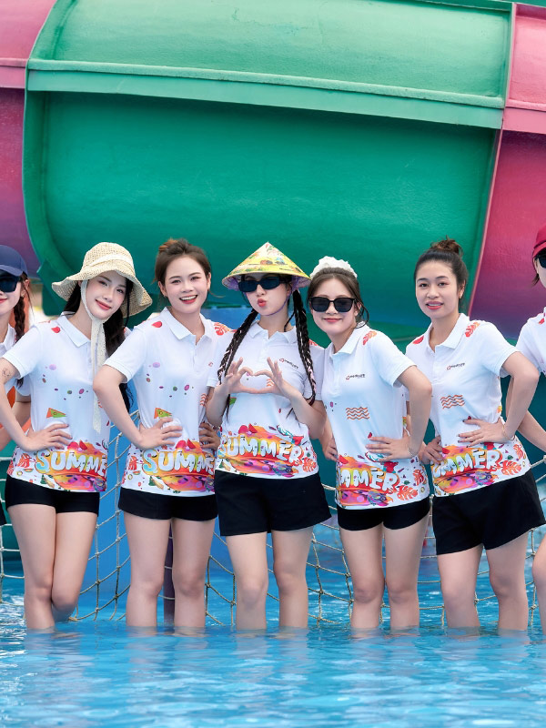Áo team building năng động, trẻ trung 
