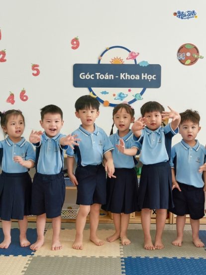 Mẫu Đồng Phục Mầm Non Aircool 01 Màu Xanh Biển Nhạt - 1