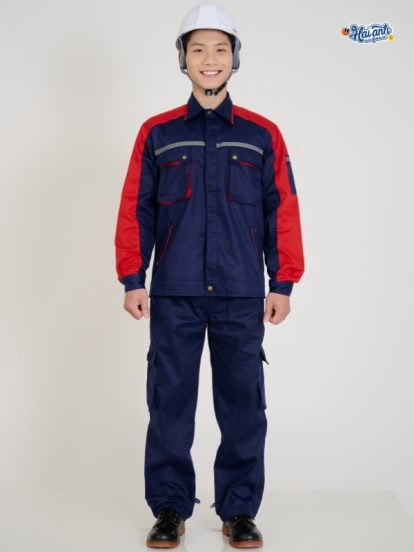 Mẫu đồng phục bảo hộ lao động vải kaki 65 mã 39 - 2